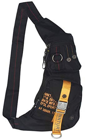 Innturt Bodybag-Rucksack, Nylon - Medium-Black
