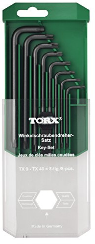 HAFU H508–180–08 Torx Schlüssel Set in Fall – Schwarz/Grün
