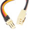 kenable 3 Pin Fan Male Plug to Female Socket Power Extension Cable 30cm
