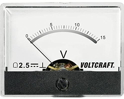 VOLTCRAFT AM-60X46/15V/DC Built-in Meter AM-60X46/15V/DC 15V Rotary Coil