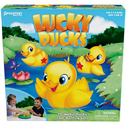 Goliath Games Lucky Ducks, Fun Board Games for Small Kids Aged 3+, Multi-Colour