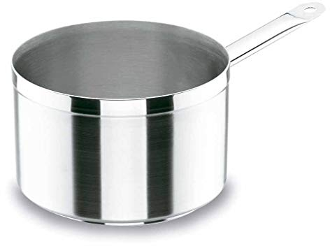 LACOR - 54229 - Cazo Recto Alto Chef Luxe 28 Cm INOX
