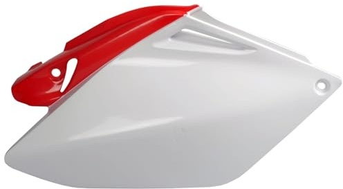 Honda CRF250R - Startnummerntafeln seitlich Paar Rot und Weiß - Modelles 2006-09