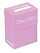 Pink Deck Box for Trading Cards and 100 Pink Sleeves [Toy]