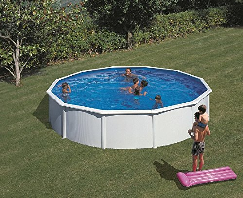 Gartenwelt Riegelsberger Pool-Set Feeling rund 300x120 cm weiß