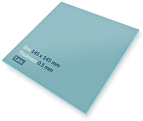 ARCTIC TP-2 (APT2560): Economic Thermal Pad, 145 x 145 x 0,5 mm (1 Pièce) - Pad Thermique, Excellente Conduction Thermique, Faible dureté, Gap-Filler idéal, Installation Facile - Bleu