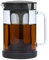 Primula Pace – Cafetière glacée à froid avec pichet en verre durable et couvercle hermétique, passe au lave-vaisselle, taille parfaite pour 6 tasses, 1,6 l, noir