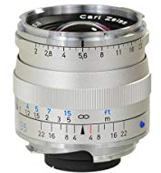 ZEISS Ikon Biogon T* ZM 2/35 Weitwinkel-Kameraobjektiv für Leica M-Mount Entfernungsmesser-Kameras, Silber