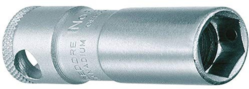 GEDORE 53 MH Zündkerzeneinsatz mit Magnet 16 mm 3/8 Zoll, 1 Stück, 6363390