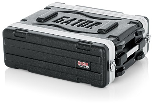 Gator Cases Rack 3U Moldeado Liviano con Pestillos Resistentes; 14.25 de profundidad (GR-3S)