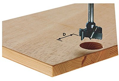Festool Beschlagbohrer HW S8 D30 - Hartmetall-Bohrer 30 mm | Schaftdurchmesser 8 mm, Gesamtlänge 54,5 mm – kompatibel mit dem Festool Lochreihenbohrsystem LR 32