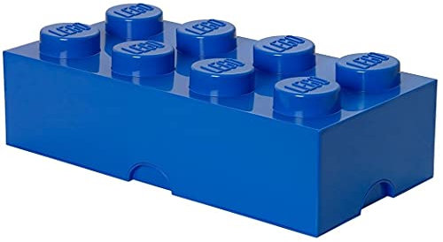 Lego Storage Brick 8 Stud - Blue