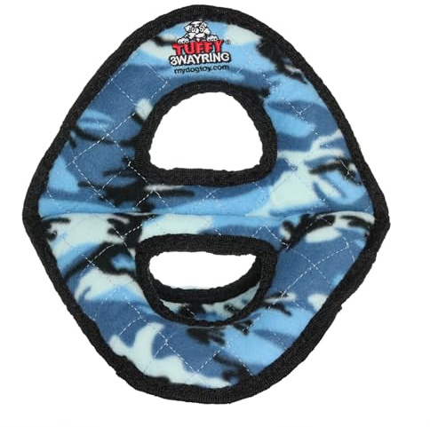 Tuffy T-U-3WR-CB Riesengroßer 3WayRing mit blauem Camouflagemuster