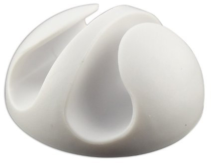 Schwaiger KG6 032 Kabelhalterung (6 Stück) weiß