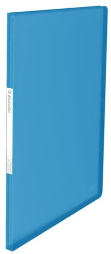 Esselte 623990 VIVIDA Sichtbuch (A4, PP, flexibler Einband, 20 Hüllen) blau
