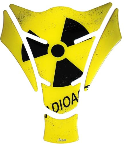 Tankpad 3d Radio Active Yellow Protector de depósito de compatible para Honda 500244