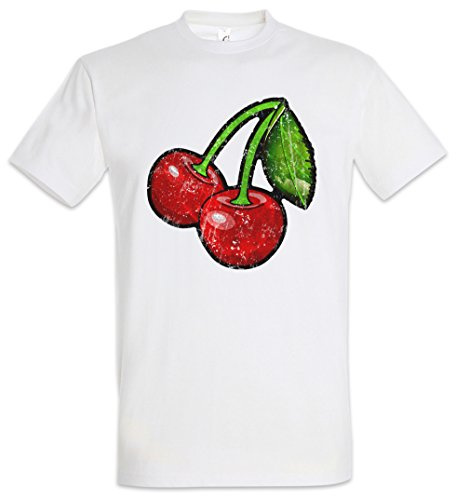 Urban Backwoods Oldschool Cherries Vintage Logo II Herren T-Shirt