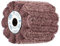 PFERD POLINOX Schleifwalze PNG | 100 x 100 mm, Keilnut 19 mm, Korund A100 | 44641201 – für ansatzloses Strichmattieren