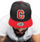 4sold ABC Rot Schwarz Cap Snapback Cappy Caps Mütze Aufschrift Beanies Basecap CRO (G)