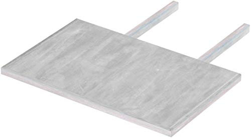 Ansteckplatte 50x80 Beton Rio Classico oder Rio Kanto - Pinie Massivholz Echtholz - Größe & Farbe wählbar - für Esstisch Tischverlängerung Holztisch Tisch Erweiterung ausziehbar Brasilmöbel