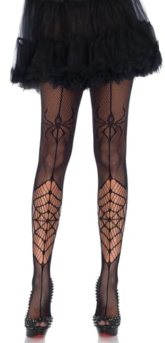 Leg Avenue Women's Spiderweb Fishnet Tights Costume Accessories, One Size
