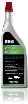 ERC Kühler Reiniger, Reinigungskonzentrat für alle Wasserkühler, 200ml