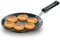 Futura Hard Anodised Flat Tava Griddle, 10-Inch, 4.88mm with Plastic Handle