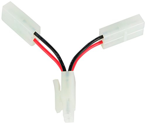 Tamiya 307255032 - Y-Kabel Panzer MF-Einheiten, 1 Stück, Schwarz