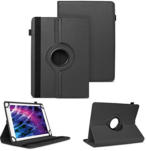 NAUC Schutzhülle kompatibel für Medion Lifetab P10752 P10612 P10610 P10603 P10606 P10602 P9702 P9701 Tablet Tasche Hülle Schwarz Cover Case