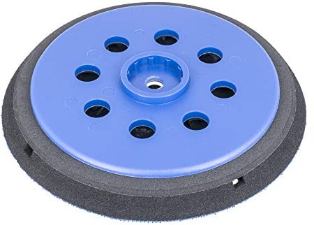 DFS Plato lijador Suave para Bosch GEX150 y PEX15 - Disco de Lijado de Velcro Ø 150mm - con 6-Agujero para la extracción de Polvo