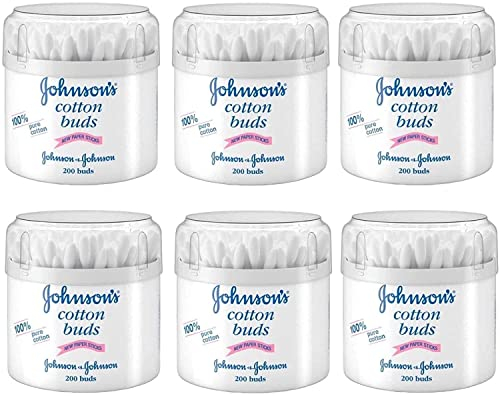 Johnson's Baby Cotton Knospe, Packung mit 6