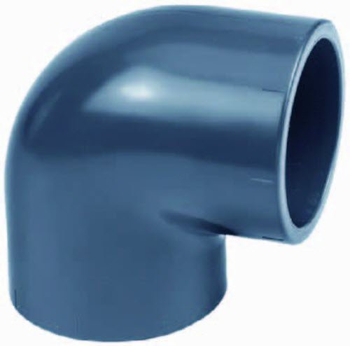PVC angle 90°, avec manchon taille de 10 à 110 mm 50mm