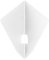PerfectDarts 1 Set L Style Champagne Dart Flights Astra Weiss