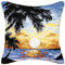 Orchidea Cushion Cross-Stitch Kissen mit Kreuzstich, sunset, 40 x 40 cm