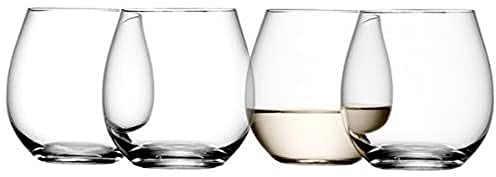 LSA International Wine Wein Glas, Glass, Clear, 370ml, 4