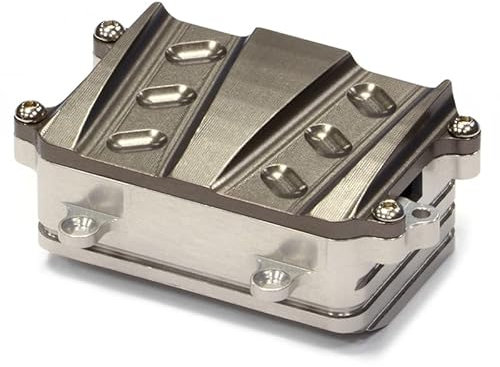 Integy RC Model CNC-Machined Aluminum Alloy Receiver/Radio Box Designed for Axial 1/10 SCX-10