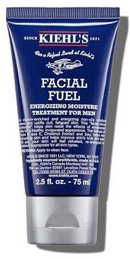 Kiehl's Facial Fuel Moisturiser, Men's Face Cream, Vitamin-Enriched Non-Oily Face Moisturiser for Men, All Skin Types with Vitamin C & Caffeine, 75Ml