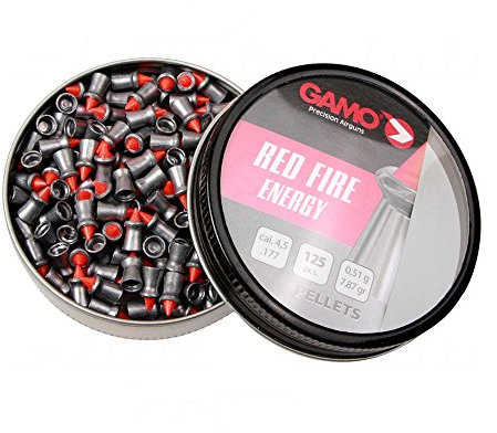 Gamo, 125 Perdigones/balines de plomo, Calibre 4.5 mm, Alta precisión 2740-X