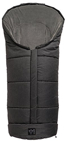 Kaiser Kinderwagenfußsack Jooy Melange schwarz melange