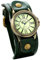JewelryWe Damen Armbanduhr Vintage Casual Analog Quarz Leder Band Uhr mit römischen Ziffern Zifferblatt Dunkelgrün