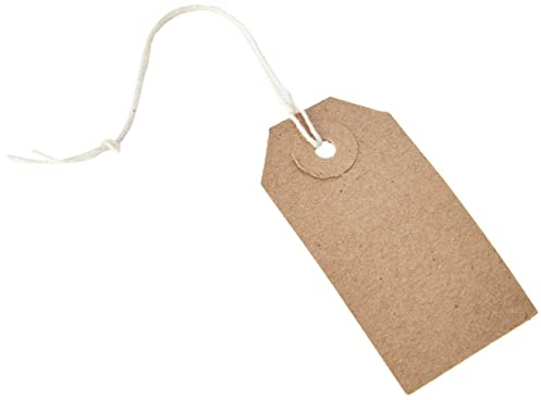 Merit Unstrung Tag 70x35mm Buff - Ref FC8021 (Pack 1000)