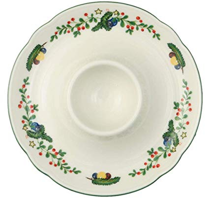 Seltmann 001.293485 Marieluise Porcelain Rund Eierbecher mit Ablage, 43607 Dekor, Grün