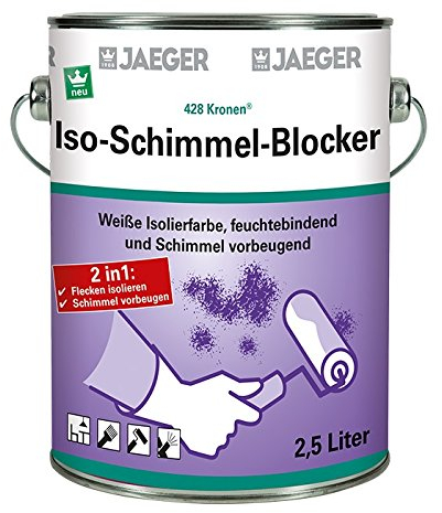 Kronen Iso-Schimmel-Blocker 428 2,5Ltr - weiße Isolierfarbe