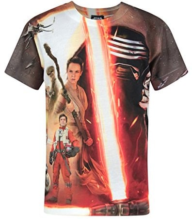 Star Wars Force Awakens Sublimation Multicoloured Boy's T-Shirt