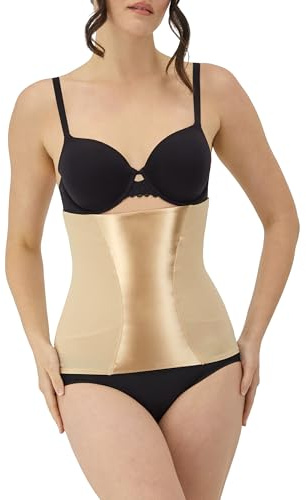 Maidenform womens Trainer Easy Up Cincher With Anti-static Fl2368 waist shapewear, Latte Lift, Large US