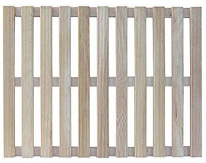 DianHydro Pedana Doccia In Legno Rettangolare 55x68 Antiscivolo Per Piatto Doccia