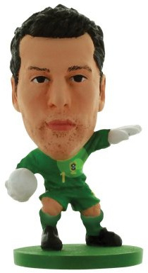 SoccerStarz - Brazil Julio Cesar - Home Kit