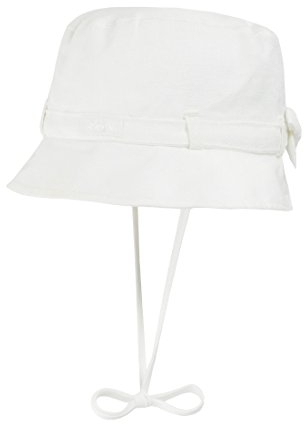 Döll Mädchen, Mütze, Bindehut Leinen, Weiß (Bright White 1000), 43