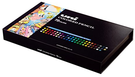 Mitsubishi Pencil Uni Colored Pencils 72 Colors Set