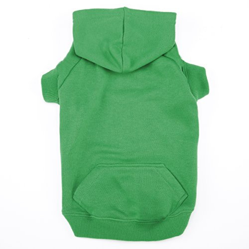 Casual Canine Basic Hoodie für Hunde, 61 cm, Grün